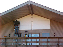 Storm panel anchors custom built and installed flush to the surface