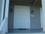 Hatteras Storm Panels protecting a doorway