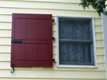 Traditional hurricane-rated operable shutters