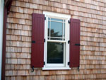 Traditional shutter detail